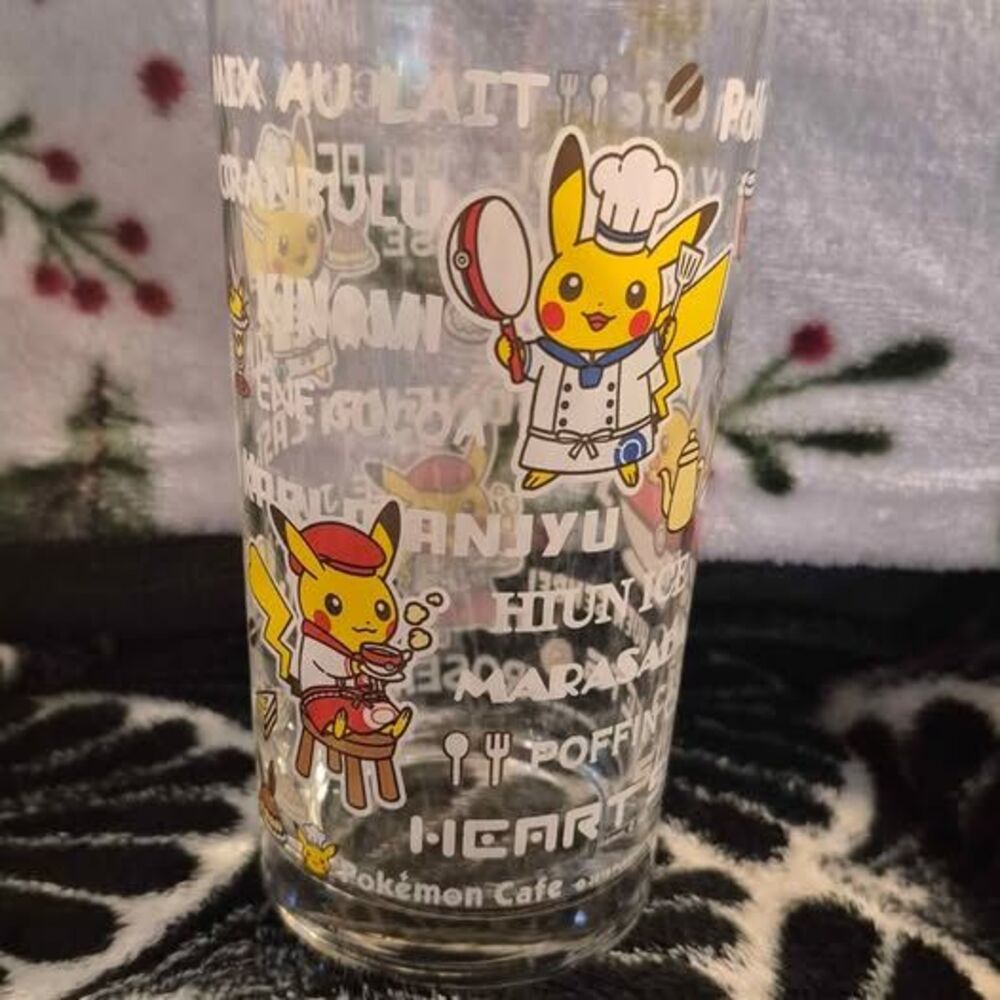 Exclusive Glass Pokemon Cafe Glass Cup
